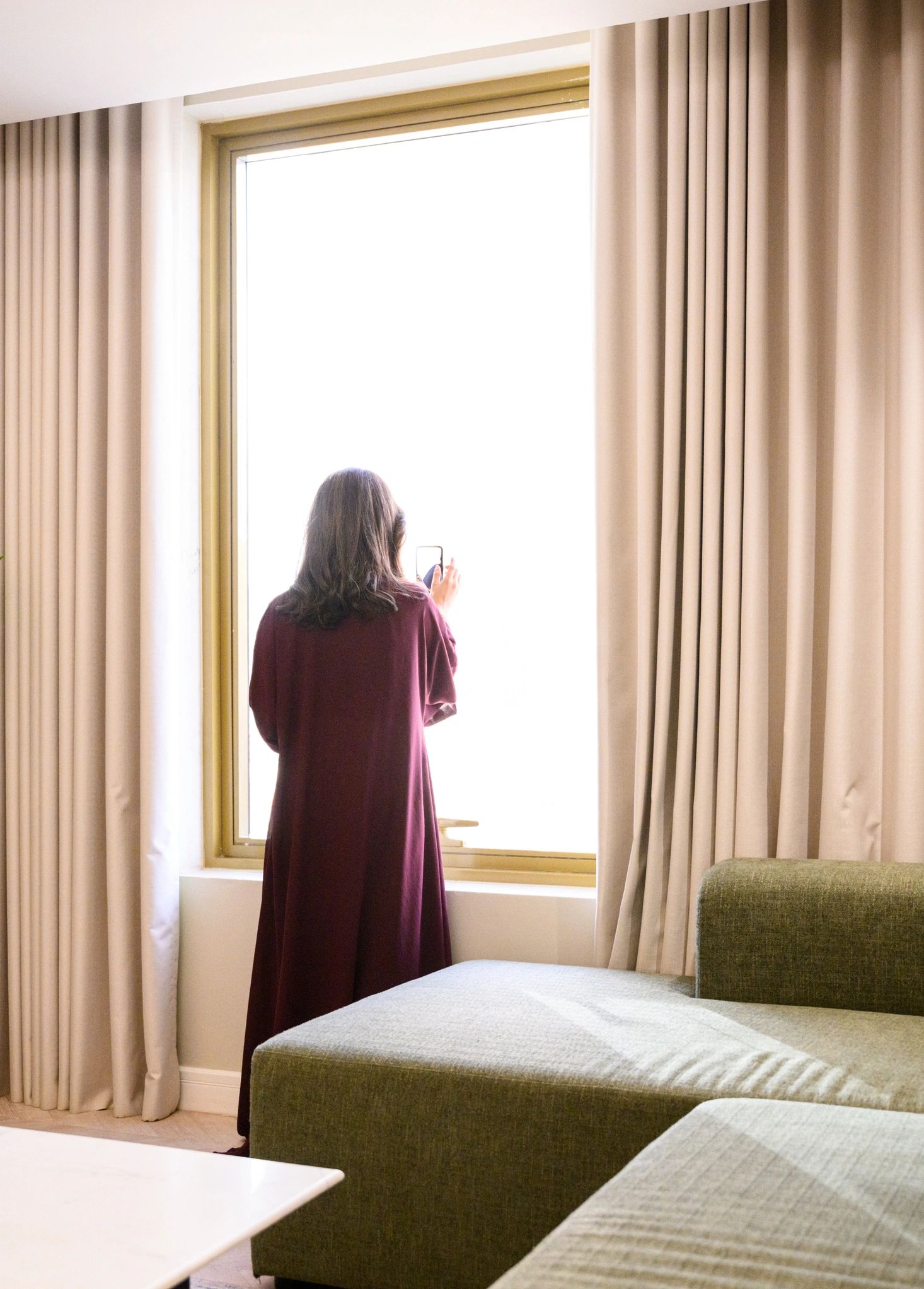 modern living room curtains Riyadh